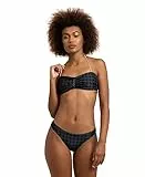 ARENA 50th Anniversary Bandeau-Bikini für Damen, zweiteilig, Schwarz, Gold, (Black/Multi Gold), S für Damen, Schwarz, Gold (Black/Multi Gold), S