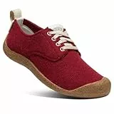 KEEN Damen Mosey Derby Sneakers, Red Felt/Birch, 39 EU