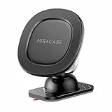 Miracase Magnetischer Handyhalter Auto für MagSafe, 20 N52 Superstarke Magneten, Halterungen für das Armaturenbrett & Mittelkonsole, 360° Drehbarer KFZ Halterung für iPhone 17-12 Serie & Smartphones