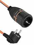 Electraline 01666 Verlängerung 30M 3G1.5 mit Steckdose Electralock, Stromanschlussverriegelungssystem da er ein versehentliches Trennen des angeschlossenen Geräts während seiner Verwendung verhindert