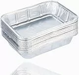 TK Gruppe Timo Klingler 20er Tropfschale - Einwegschale aus Aluminium zum Grillen - Aluschale ca. 14x19 cm Grillschale - Fettauffangschale Gasgrill