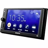 Sony XAV-1550ANT WebLink 2.0 DAB+ Receiver mit Bluetooth für Freisprechen, Navigation über Smartphone | 6,2' Display und Drehregler