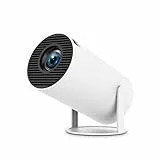 Mini Beamer, 4K Full HD 1080P 180°Dreh Tragbarer Projector, Klein Videoprojektor Unterstützt 2.4/5G Dual WiFi und Bluetooth 5.0, mit Android und IOS 11.0 Heimkino Smart Beamer