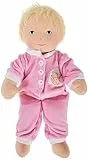 Heless 90 - Stoffpuppe Baby Lotti mit kuscheligem Strampler, ca. 32 cm große Weich-Puppe zum Kuscheln, Spielen und Liebhaben