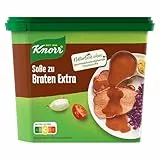 Knorr Soße zu Braten Extra leckere dunkle Soße Sauce mit würzigem Geschmack 25 Portionen
