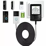 24V 500MA ring netzteil, Video-Türklingel-Transformator, zum Laden von Video-Türklingeln, kompatibel mit Ring, Eufy, Arlo, Nest Video-Türklingeln (8M Verlängerungskabel)