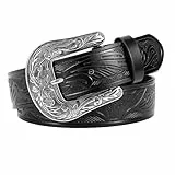 BELTROAD Vintage Western Gürtel mit Schnalle für Damen Herren, Cowgirl Cowboy Gürtel Herren Damen Westerngürtel Ein Feierliches Geschenk