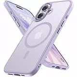 Miracase für iPhone 17 Hülle für Magsafe [TOP Militärschutz & Magnetkraft] Stoßfest Kratzfest mit Samtiger Haptik Extrem Langlebig Handyhülle für iPhone 17 6,3', Matt-Hell-Violett-Lavendel