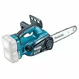 Makita Top Handle Akku Kettensäge 2 x 18 V, ohne Akku und Ladegerät, 250 Mm Schwertlänge