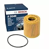 Bosch P9249 Ölfilter für Autos - trennt Ruß- und Metallpartikel vom Motoröl - ermöglicht zuverlässige Motorschmierung