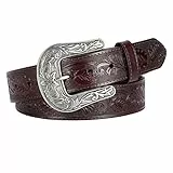 BELTROAD Vintage Western Gürtel mit Schnalle für Damen Herren, Cowgirl Cowboy Gürtel Herren Damen Westerngürtel Ein Feierliches Geschenk