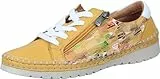 Manitu Damen 850089-06 Sneaker, gelb, 38 EU