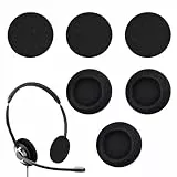 6 Stück Kopfhörer Ohrpolster,Schaumstoff Polster,Kopfhörer Polster Ersatz,Kopfhörer Ersatz Ohrpolster,50mm Black Ersatz Earpads Audio Kopfhorer