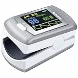 Beurer PO 80 Pulsoximeter, Messung von Sauerstoffsättigung (SpO₂) und Herzfrequenz (Puls), 24h kontinuierliche Aufzeichnung, Software „beurer SpO₂ Assistant“, Signalfunktion