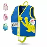 KIDVERSE Schwimmweste Kinder 2-6 Jahre - Komfort Schwimmhilfe mit Bauchumfang bis 62cm - Schwimmhilfe Kinder 2-6 Jahre - Kinderschwimmweste zum Schwimmen Lernen - Schwimmweste Kind