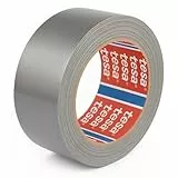 Tesa 4615 Professional Universal – Duct Tape, amerikanisches Gewebeklebeband zum Reparieren, Fixieren, Verpacken, Markieren und Abdichten – für innen und außen – (Grau, 50 m)