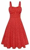 Belle Poque Damen Kleider Casual Cocktailkleid Sommerkleid Elegant Spaghetti Freizeitkleid A-Line Lang