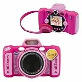 VTech KidiZoom Duo FX in Pink – Robuste Digitalkamera mit kreativen Apps und Spielfunktionen – Für Kinder von 4-10 Jahren