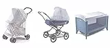 reer Universal Insektenschutz, passend für Kinderwagen, Buggys, Sportwagen, Reisebetten, weiß