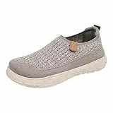 Sneaker Damen rutschfest Atmungsaktiv Leichtgewichts Laufschuhe Senioren Orthopädische Schuhe Fitnessschuhe Slip on Walkingschuhe Sandals Trainingsschuhe Fitnessstudio