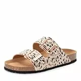 Tamaris Damen Fußbett Pantolette flach, beige, 40 EU