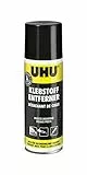 UHU Klebstoffentferner Spray Sprühdose, Super stark und effizient zum Entfernen von Klebstoff- und Farbrückständen, Ölflecken oder Fett, 200 ml