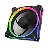 ASUS Prime MR120 Black ARGB Reverse-Gehäuselüfter Single (beidseitige Beleuchtung, 20 adressierbare RGB-LED, 28 mm Rahmen, PWM-Steuerung, Lüfterdrehzahl 1600 U/min, 23dB(A) Lärmpegel, 58 CFM, Schwarz)