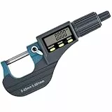 Mcbazel Mikrometer Mikrometerschraube Digitale Bügelmessschraube 0-25mm, 0.001mm Auflösung