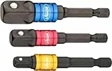 ViGOR - Steckschlüssel Adaptersatz V7603/3 I Aufsätze für Werkzeug zum Lösen und An-/ Abziehen von Bauteilen I einfach, vielseitig anwendbar I Antrieb: Sechskant 6,3 (1/4 Zoll) I 3-teilig