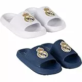 CERDÁ LIFE'S LITTLE MOMENTS Unisex Kinder Chanclas Playa Eva Real Madrid Para Niños Y Adultos, Calzado Oficial Ligero Antideslizante | Sandalias Verano Flipflop, Weiß, 36/37 EU