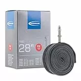 Schwalbe Fahrradschlauch Nr. 17 – Trekking & City Schlauch 28 Zoll (ETRTO 28/47-622/635) – Ventil SV 60mm – Robust & Alltagstauglich – Schlauch für Fahrrad