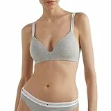 Tommy Hilfiger Damen Triangel BH Stretch, Grau (Light Grey Heather), L