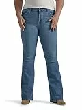 Lee Legendary Mid Rise Flare Jeans für Damen, Übergröße, Elevated Retro, 52 Mehr