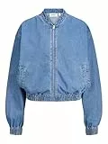 JJXX Damen Jxleila Bomber Jacket R368 DNM, Medium Blue Denim, s