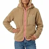 Zwillingsherz Damen Teddyjacke Classic mit Kapuze– Kuschelige Fleece Jacke mit Reißverschluss, Warm & Weich Uni