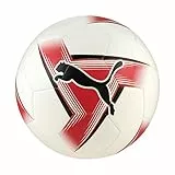PUMA Prestige Ball, Unisex Trainingsbälle, White-Red-Black, 5-084585