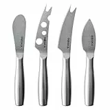 Boska Käsemesser-Set Mini Copenhagen/vier Käsemesser/Edelstahl/Silber / 145 x 20 x 9 mm