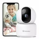 GALAYOU 2K Überwachungskamera innen, WLAN IP Kamera überwachung Indoor WiFi Camera,360°Hundekamera,Automatische Verfolgung,Zwei-Wege-Audio, Babyphone mit Kamera,funktioniert mit Alexa G2