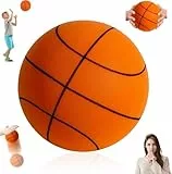2025 Silent Basketball Lautloser Basketball Schaumstoff-Basketball Mute Ball Lautloser Basketball für Zuhause Unbeschichteter Trainings Basketball für Zuhause Geeignet Indoor (Gelb, 18CM)