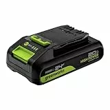 Greenworks 24V 2Ah Akku High Power(Li-Ion 24V 2,0 Ah wiederaufladbarer leistungsstarker Akku passend für alle Geräte der 24 V Greenworks Tools Serie), 2 Jahre Garantie - G24B2HP750