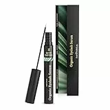 Satin Naturel Wimpernserum 5 ml – mit Bio Aloe Vera & Rotklee – Für Wimpernwachstum & gepflegte Wimpern – Ohne Hormone – Auch als Augenbrauen Serum – Lash & Brow Booster