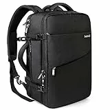 Inateck 40L Supergroßer Handgepäck Reiserucksack Laptop Rucksack für 15,6-17 Zoll Notebooks, Flug Genehmigt Kabinenrucksack für Weekender