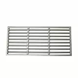 SANTOS Guss-Grillrost - Grillrost Edelstahlguss S-401, S-418, S-518-18,8x43cm - Gasgrill-Ersatz-Grillgitter aus gegossenem Edelstahl
