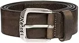 Replay Herren Gürtel aus Leder, Faded Grey Mud 035 (Braun), 100