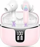 Renimer Bluetooth Kopfhörer, 2025 Bluetooth 5.3 Kopfhörer mit HD Mic Stereo HiFi, Wireless Kopfhörer In Ear 40H LED Display, IP7 Wasserdicht Touch Control Kabellose Kopfhörer Sport für Android/iOS