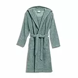 Möve Superwuschel Bademantel mit Kapuze Kids & Teens aus 100% Baumwolle, Größe 164, tea