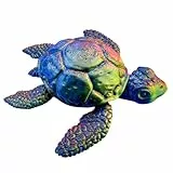 Générique Anti-Stress-Spielzeug Schildkröte | 3D-Druck Schildkrötenskulptur für Büro – Desktop-Ornament, interaktive Tierfigur mit beweglichen Gelenken