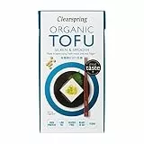 Clearspring Japanischer Bio-Tofu, seidig und glatt, 300 g, 12 Stück