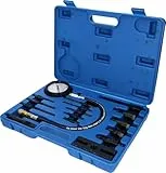 BRILLIANT TOOLS BT581000 Kompressionstester-Satz für Diesel Motor en | 18-tlg. [Powered by KS TOOLS]
