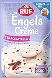 RUF Engels Creme Straciatella, Dessertpulver für eine Dessertcreme mit Sahne-Vanille-Geschmack und großen Schoko-Stückchen, 4 Portionen